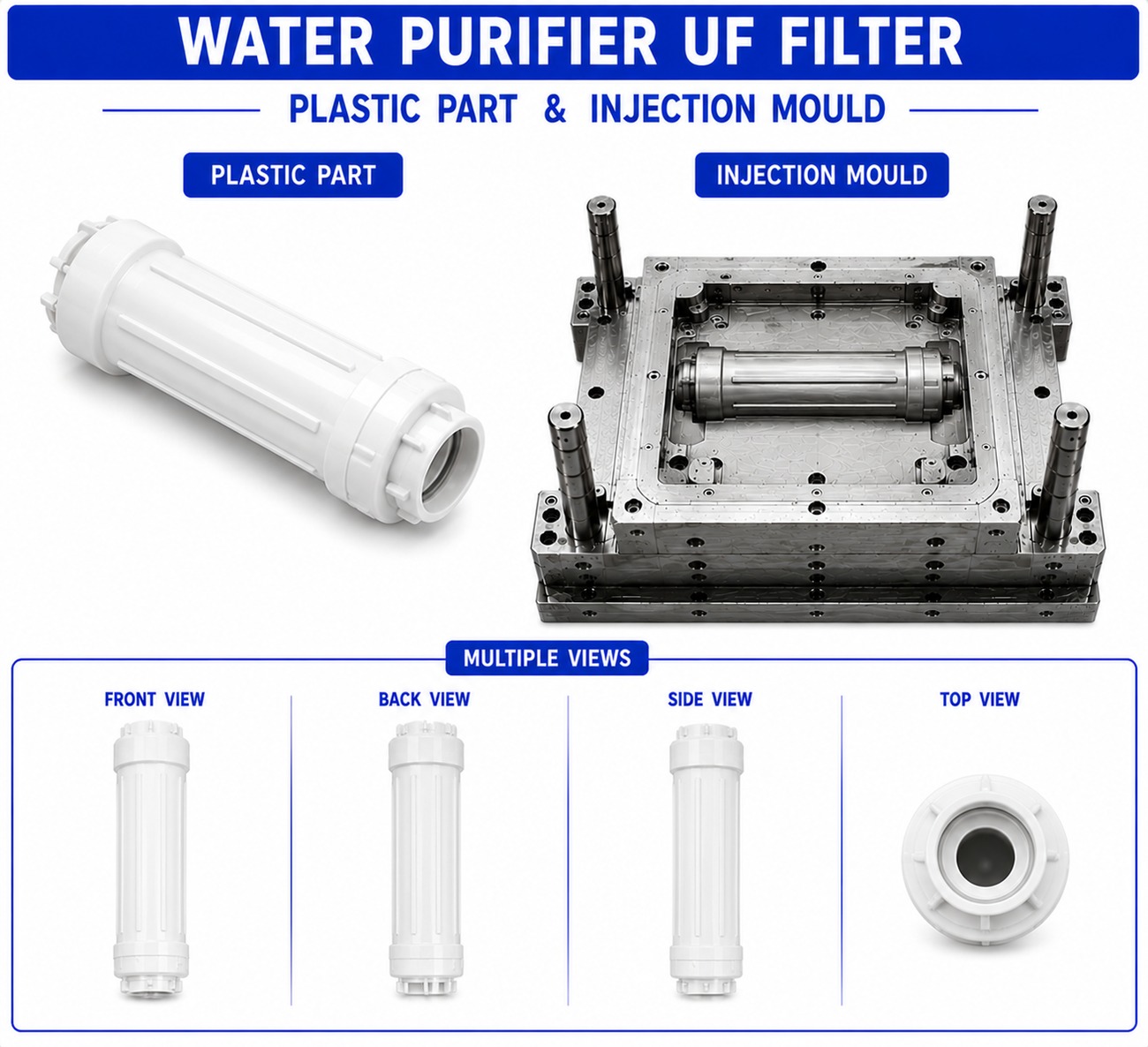 Water Purifier Plastic UF Filter